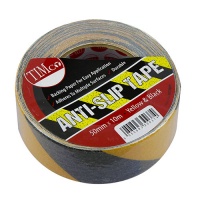 Anti-Slip Tape - Yellow & Black 10m x 50mm